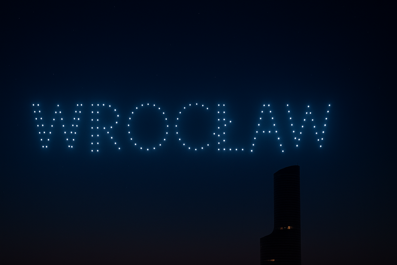 Wrocław pokaz dronów